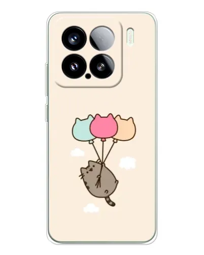 Чехол для Xiaomi 15S Pro с картинкой «Пушин на шариках»