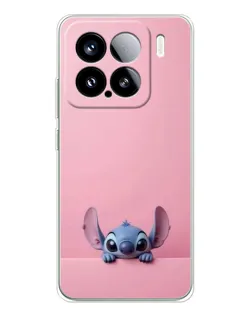 Чехол для Xiaomi 15S Pro с картинкой «Stitch выглядывает»