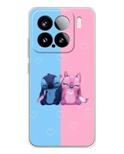 Чехол для Xiaomi 15S Pro с картинкой «Stitch и Angel Love» Чехол для Xiaomi 15S Pro с картинкой «Stitch и Angel Love»