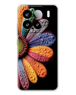 Чохол для Xiaomi 15S Pro з картинкою «Райдужна квітка» Чохол для Xiaomi 15S Pro з картинкою «Райдужна квітка»