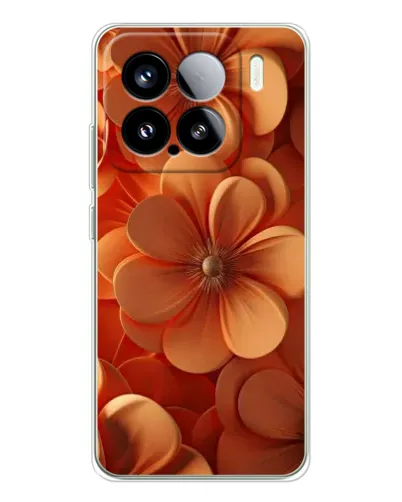 Чохол для Xiaomi 15S Pro з картинкою «Помаранчева макро квітка» Чохол для Xiaomi 15S Pro з картинкою «Помаранчева макро квітка»