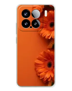 Чохол для Xiaomi 15S Pro з картинкою «Помаранчеві гербери» Чохол для Xiaomi 15S Pro з картинкою «Помаранчеві гербери»