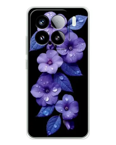 Чохол для Xiaomi 15S Pro з картинкою «Фіолетові квіти з росою» Чохол для Xiaomi 15S Pro з картинкою «Фіолетові квіти з росою»