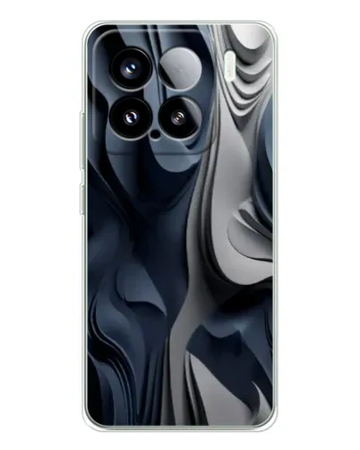 Чохол для Xiaomi 15S Pro з картинкою «Об'ємні сині складки» Чохол для Xiaomi 15S Pro з картинкою «Об'ємні сині складки»