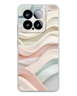 Чохол для Xiaomi 15S Pro з картинкою «Пастельні ніжні хвилі»