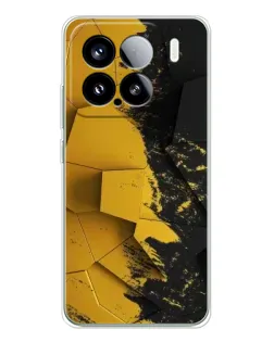 Чохол для Xiaomi 15S Pro з картинкою «Золоті уламки геометрії»