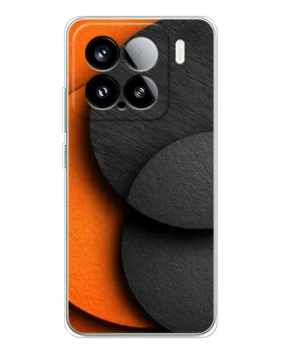 Чохол для Xiaomi 15S Pro з картинкою «Геометрія помаранчевих кіл» Чохол для Xiaomi 15S Pro з картинкою «Геометрія помаранчевих кіл»