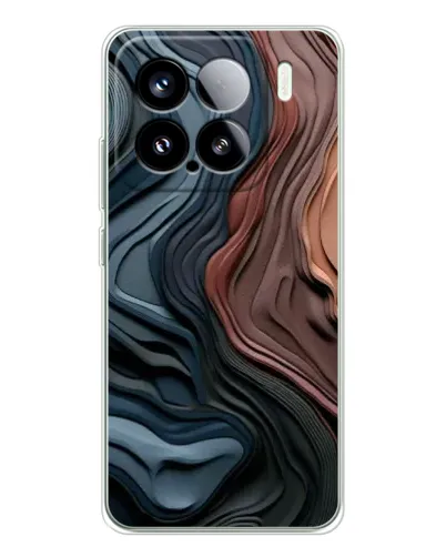 Чохол для Xiaomi 15S Pro з картинкою «Кольорові хвилі каньйону» Чохол для Xiaomi 15S Pro з картинкою «Кольорові хвилі каньйону»