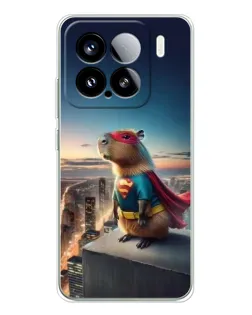 Чохол для Xiaomi 15S Pro з картинкою «Капі-мен супергерой» Чохол для Xiaomi 15S Pro з картинкою «Капі-мен супергерой»