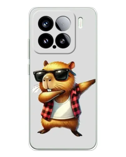 Чехол для Xiaomi 15S Pro с картинкой «Капибара рэпер даб» Чехол для Xiaomi 15S Pro с картинкой «Капибара рэпер даб»