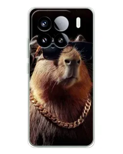 Чохол для Xiaomi 15S Pro з картинкою «Капібара золотий ланцюг» Чохол для Xiaomi 15S Pro з картинкою «Капібара золотий ланцюг»