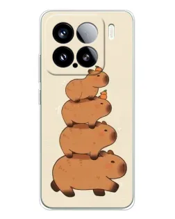 Чохол для Xiaomi 15S Pro з картинкою «Вежа з капібар» Чохол для Xiaomi 15S Pro з картинкою «Вежа з капібар»