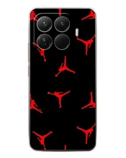 Чехол для Xiaomi 15T Pro с картинкой «Jordan Red Pattern»