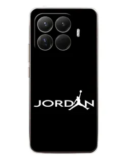 Чехол для Xiaomi 15T Pro с картинкой «Jordan White Logo»