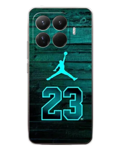 Чехол для Xiaomi 15T Pro с картинкой «Jordan Cyan 23»