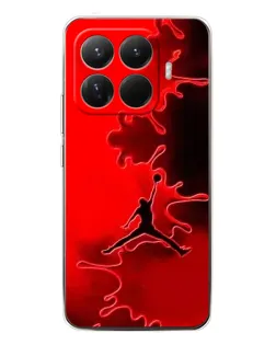 Чехол для Xiaomi 15T Pro с картинкой «Jordan Red Smoke»