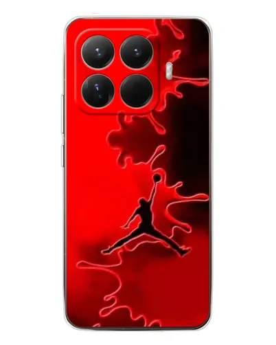 Чехол для Xiaomi 15T Pro с картинкой «Jordan Red Smoke»