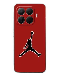 Чехол для Xiaomi 15T Pro с картинкой «Jordan Red Back»