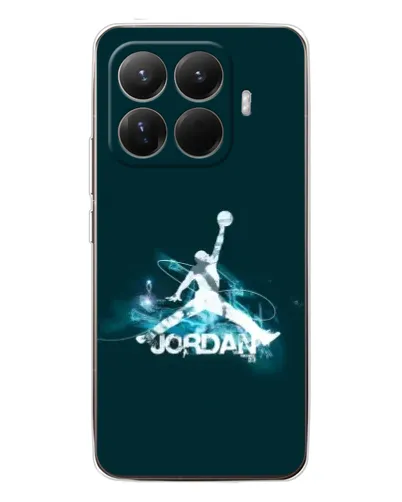 Чехол для Xiaomi 15T Pro с картинкой «Jordan Blue Fire»