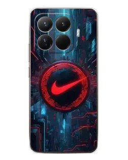 Чехол для Xiaomi 15T Pro с картинкой «Техногенный стиль Nike»