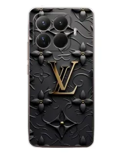 Чехол для Xiaomi 15T Pro с картинкой «Кожаная текстура LV»