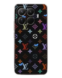 Чехол для Xiaomi 15T Pro с картинкой «Цветная монограмма LV»