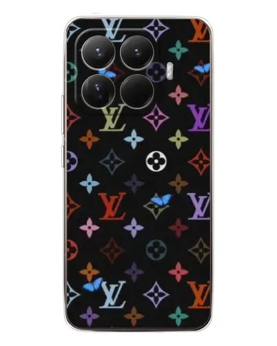 Чехол для Xiaomi 15T Pro с картинкой «Цветная монограмма LV» Чехол для Xiaomi 15T Pro с картинкой «Цветная монограмма LV»