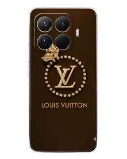 Чехол для Xiaomi 15T Pro с картинкой «LV — золотая печать»