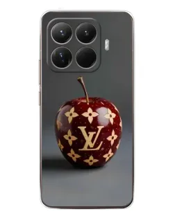 Чехол для Xiaomi 15T Pro с картинкой «Красное яблоко LV»