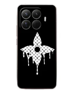 Чехол для Xiaomi 15T Pro с картинкой «Цветочная монограмма»