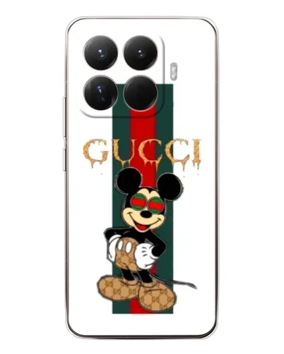 Чохол для Xiaomi 15T Pro з картинкою «Міккі Маус Gucci — смуги»