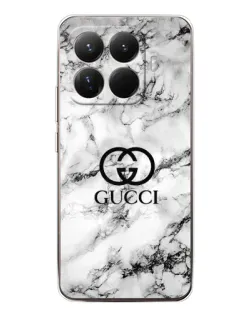 Чохол для Xiaomi 15T Pro з картинкою «Gucci — мармуровий шик»