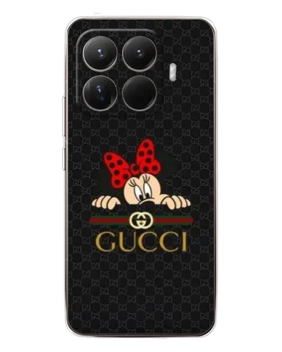 Чохол для Xiaomi 15T Pro з картинкою «Мінні Маус Gucci — чорний»