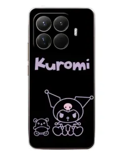 Чохол для Xiaomi 15T Pro з картинкою «Kuromi — чорний мінімалізм» Чохол для Xiaomi 15T Pro з картинкою «Kuromi — чорний мінімалізм»