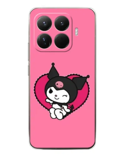Чохол для Xiaomi 15T Pro з картинкою «Kuromi — любов у серці»
