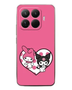 Чохол для Xiaomi 15T Pro з картинкою «Kuromi та My Melody»