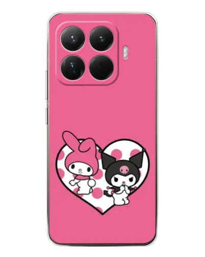 Чохол для Xiaomi 15T Pro з картинкою «Kuromi та My Melody»