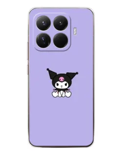 Чохол для Xiaomi 15T Pro з картинкою «Kuromi — фіолетовий мінімалізм»