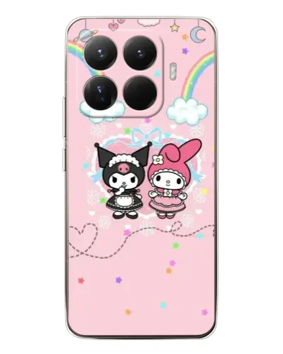 Чохол для Xiaomi 15T Pro з картинкою «My Melody та Kuromi»