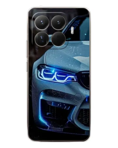 Чохол для Xiaomi 15T Pro з картинкою «Погляд BMW з синіми фарами»