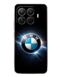 Чохол для Xiaomi 15T Pro з картинкою «BMW — неонове сяйво»