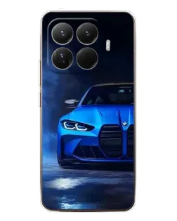 Чохол для Xiaomi 15T Pro з картинкою «Блакитна BMW M4»