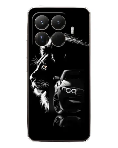 Чохол для Xiaomi 15T Pro з картинкою «BMW та лев»
