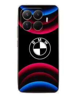 Чохол для Xiaomi 15T Pro з картинкою «Логотип BMW та неонові дуги»