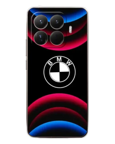Чохол для Xiaomi 15T Pro з картинкою «Логотип BMW та неонові дуги»
