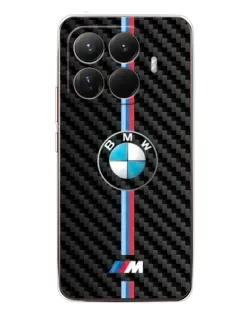 Чохол для Xiaomi 15T Pro з картинкою «Емблема BMW та карбон»