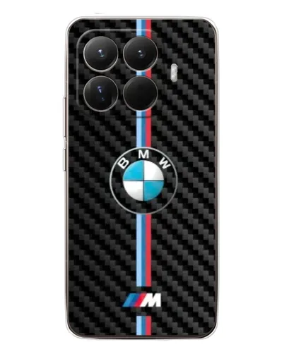 Чохол для Xiaomi 15T Pro з картинкою «Емблема BMW та карбон»
