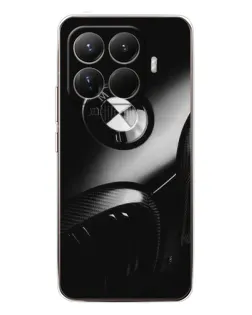 Чохол для Xiaomi 15T Pro з картинкою «Емблема BMW — макро»