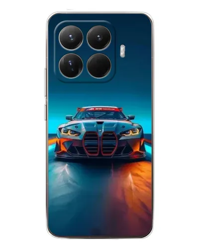 Чехол для Xiaomi 15T Pro с картинкой «BMW — огни неона» Чехол для Xiaomi 15T Pro с картинкой «BMW — огни неона»