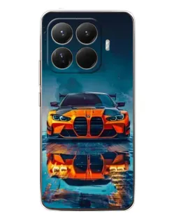 Чехол для Xiaomi 15T Pro с картинкой «BMW — золотая эмблема»
